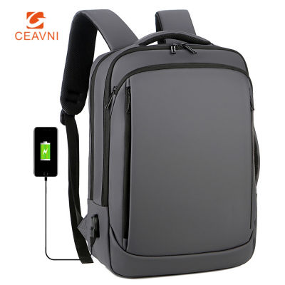 CEAVNI Laptop Backpack Mens Male 15.6 inch Waterproof Back Pack USB Charging Travel Bags Business Notebook Backpacks Mochila