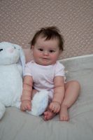 hot！【DT】✱ஐ◇  NPK 50CM Reborn Baby Newborn Lifelike Real Soft Maddie with Hand-Rooted Hair