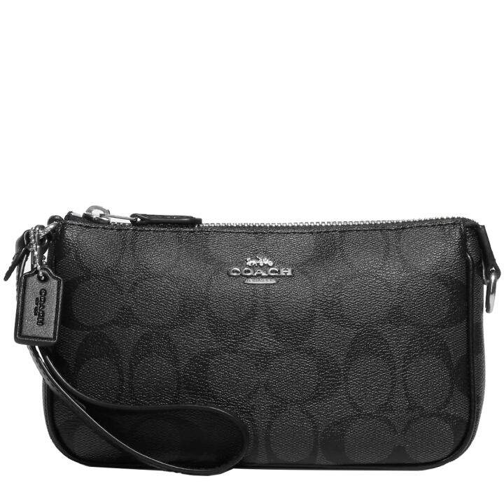 Coach Nolita 19 Wristlet/ Top Handle/ Clutch Bag In Signature Canvas in