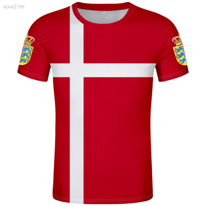 2023-danish-t-shirt-free-logo-custom-name-number-dnk-t-shirt-national-flag-swedish-kingdom-text-danish-dk-printed-clothing-image-unisex