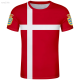 2023 Danish T-shirt Free Logo Custom Name Number Dnk T-shirt National Flag Swedish Kingdom Text Danish Dk Printed Clothing Image Unisex