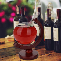 Wine Decanter Glass Crystal Party Alcohol Crystal Globe Liquor Carafe Dispenser Bar Glassware for Whisky Vodka Decanter Decor