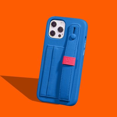 thelocalcollective Hand Strap case in Ocean Blue