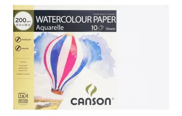 Canson XL Series Watercolor Textured Paper Pad for Paint, Pencil, Ink,  Charcoal, Pastel, and Acrylic, Fold Over, 140 Pound, 9x12 Inch, , 30 Sheets  9x12 Fold Over