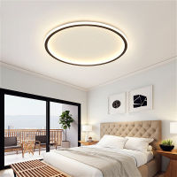Simple bedroom lamp living room study lamp round ultra-thin led ceiling lamp restaurant ceiling chandelier Nordic style lighting