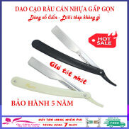Dao cạo râu cán nhựa gấp gọn chuyên dụng