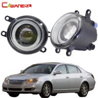 Cawanerl สำหรับ Toyota Avalon 2008 2009 2010รถ3000LM LED ไฟตัดหมอก Angel Eye ไฟวิ่งกลางวัน DRL 30W สีขาว12V 2ชิ้น