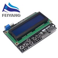 หน้าจอแสดงผลโมดูล1602 Lcd Lcd1602 Lcd ที่คลุมแป้นปุ่มสำหรับ Atmega328 Arduino Atmega2560ราสเบอร์รี่ Pi Uno หน้าจอสีฟ้า