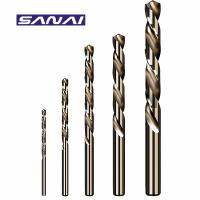 SANAI 10pcs Cobalt High Speed Steel Drill Bit 1mm 20mm Twist Drill Bit CNC Lathe Drilling Tools Metalworking Bits