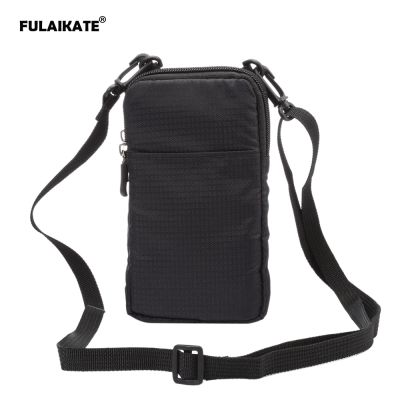 FULAIKATE SPORTS Universal Phone Bag for iPhone12 Pro Mini Portable Waist Pouch for iPhone8 Plus Mobile Phone Shoulder Holster