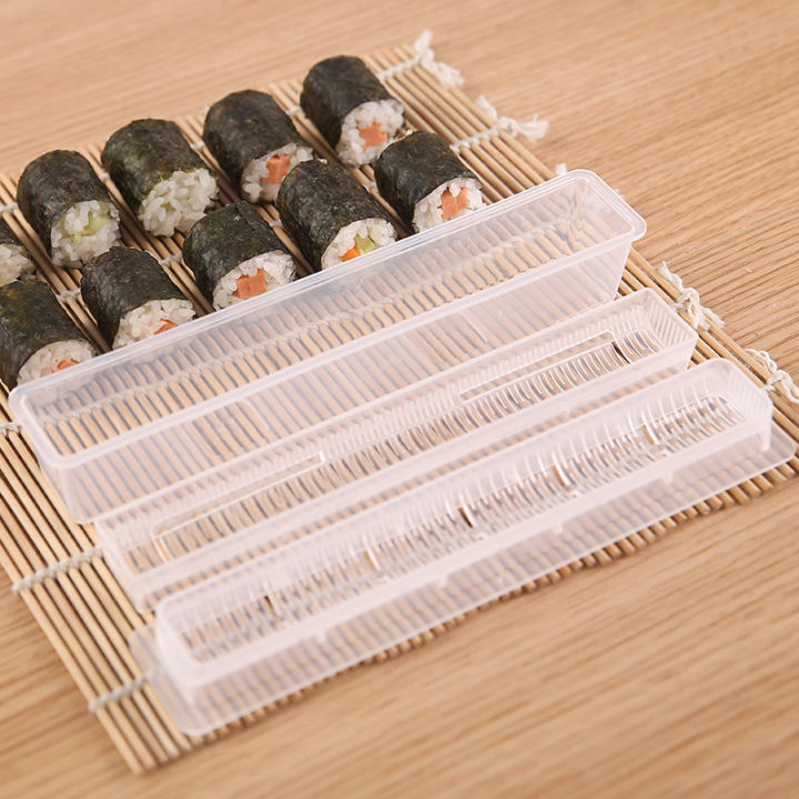 1เซ็ตน่ารักแบบพกพาญี่ปุ่นม้วนซูชิชงข้าวแม่พิมพ์ครัวเครื่องมือซูชิชงอบ-onigiri-ซูชิชงข้าวม้วนแม่พิมพ์เครื่องมือ
