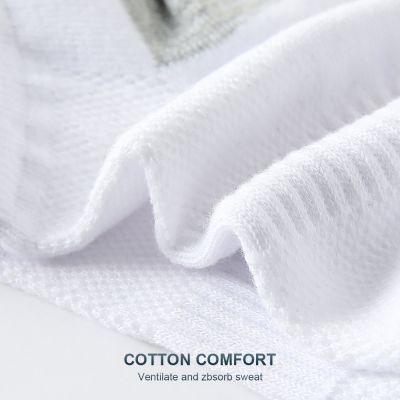 ‘；’ 6 Pairs Men Ankle Socks Floor Sock Cotton Sports Socks Mesh Casual Athletic Summer Thin Cut Short High Quality Sokken Size 38-48
