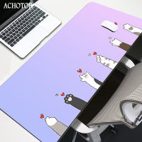 Large Anime Mouse Pad Pink Cute Cat Paw Gaming Accessories Kawaii Office Computer Keyboard Mousepad XXL PC Gamer Laptop Desk Mat