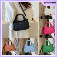 BETTERFORM สีทึบทึบ กระเป๋าสะพายไหล่แบบสั้น หนังพียู กระเป๋าแมสเซนเจอร์ แบบพกพาได้ ถุงใต้วงแขน ผู้หญิงผู้หญิงผู้หญิง