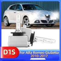 ชุดโคมไฟซีนอน Hid ไฟหน้ารถ2ชิ้น D1s 12V 35W 6000K สำหรับ Alfa Romeo Giulietta 2010 2011 2012 2013 2014 2015 2016 2017