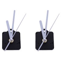 2X Quartz Wall Clock Movement DIY Clock Mechanism Parts Classic Hanging White Quartz Watch Wall Clock Movement