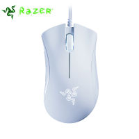 เมาส์สำหรับเล่นเกมแบบมีสาย Razer DeathAdder เมาส์ออกแบบตามหลักสรีรศาสตร์พร้อมออปติคัลเซนเซอร์6400DPI ปุ่มตั้งโปรแกรมได้5ปุ่ม (เวอร์ชัน2021)