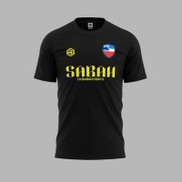 shot goods [READY STOCK] Sabah Negeri Di Bawah Bayu Jersi Black/Yellow - Jersey Roundneck