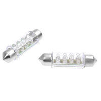2X Car Blue 8 LED Lamp Soffitte Interior 42mm 12V