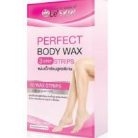 ▶️LeSkin Perfect Body Wax แผ่นแว็กซ์กำจัดขน ครีมกำจัดขน สูตรพิเศษ (10 แผ่น/กล่อง) [ ผลิตภัณฑ์ความสวย ]