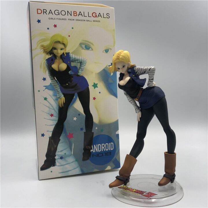 zzooi-dragon-ball-z-action-android-18-figure-lunchi-videl-lazuli-launch-kawaii-anime-figma-girl-toys-model-20cm