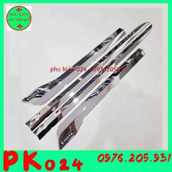 Hcmnẹp sườn ô tô - bộ ốp nẹp sườn cho xe - mazda 3 2020 bản to - ảnh sản phẩm 1