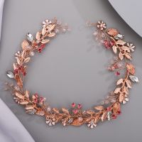 【YF】 3 Colors Bridal Vine Hair Accessories Dresses For Special Events Flower Leaves Headbands Wedding Head Jewelry Trendy Tiara