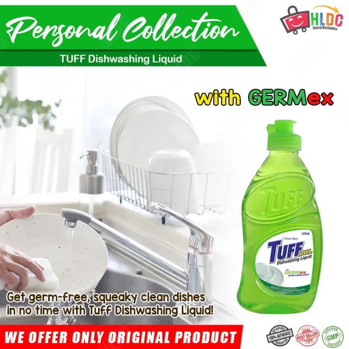 Personal Collections Tuff Dishwashing Liquid with Germex 250ml Kills 99