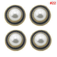 TAC Beautiful Sew In Faux Pearl Buttons Sewing Crafts With Shank Cover Up Buttons For Clothes Shirts Suits Coats Sweaters