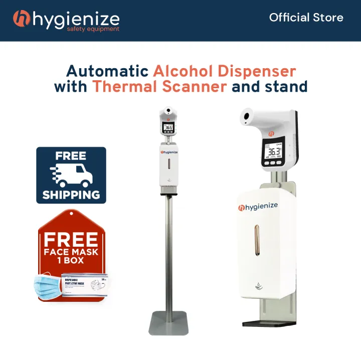 [Hygienize] 2in1 Automatic Alcohol or Soap Dispenser and Thermal