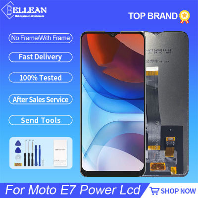 6.51นิ้วจอแสดงผลสำหรับ Motorola Moto E7 Power Lcd Touch Screen Digitizer Assembly เปลี่ยนกรอบจัดส่งฟรี