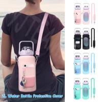 ??Ready Stock?? 2L Bag Sleeve Water Bottle Cover With Shoulder strap SBR Diving Material Portable Thermos Protective cover