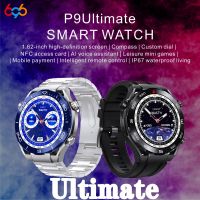 NFC Blue Tooth Call Smartwatch Men GPS Motion Tracker Smart Watch Ultimate Waterproof Compass Wireless Charge สําหรับ IOS Android