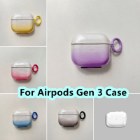 READY STOCK! For Airpods Gen 3 Case Summer Wind Gradient for Airpods Gen 3 Casing Soft Earphone Case Cover