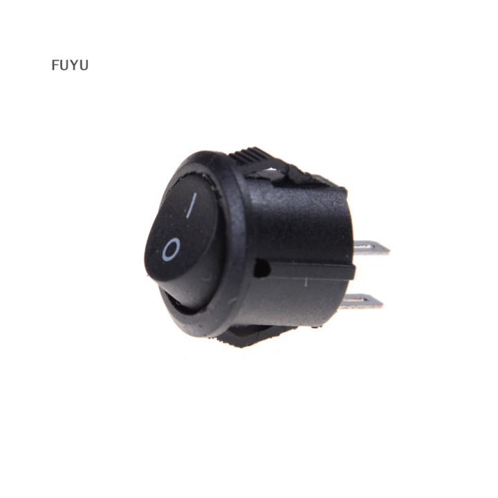fuyu-10pcs-16mm-เรือกลมขนาดเล็กสวิทช์โยก2-pin-on-off-rocker-switch