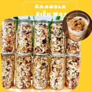 Granola Siêu Hạt Giảm Cân Ngũ Cốc dinh dưỡng 500g - ngũ cốc ăn kiêng