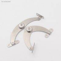 ☁❃ 2pcs Stainless Steel Hydraulic Hinge Adjustable Randomly Stop Lift Up Flap Stay Support Hinges Cabinet Door Furniture Hardware