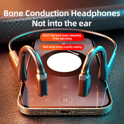 G1-1หูฟังรูปทรงกระดูกส่งข้อมูลได้แบบเสถียรหูฟัง Bluetooth5.1ที่มีความไวต่อเหงื่อเสียงประกอบเหมาะสำหรับการวิ่ง