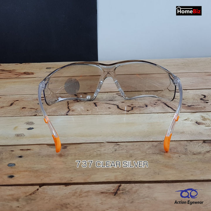 แว่นตานิรภัย-แว่นใส2020-แว่นตากันuv-แว่นกันแมลง-แว่นตาผู้ชาย-แว่นกันแดดราคาถูก-แว่นกันแดดแฟชั่น-แว่นเซฟตี้-แว่นผู้ชายสวยๆ-737-clear-silver