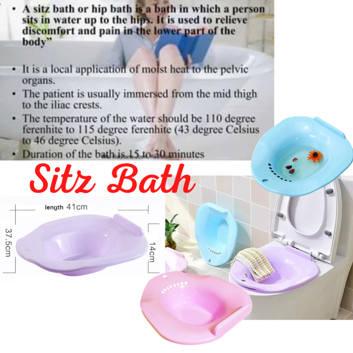 Sitz Bath Treat Hemorrhoids Toilet / Sitz Bath Basin / Sitz Bath Soak ...