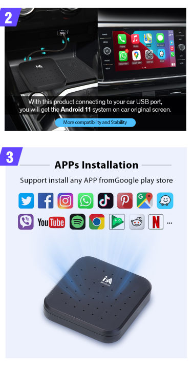 f62a-carplay-ai-box-ไร้สายตัวแปลงออโต้แอนดรอยด์11-youtube-netflix-ซิม-wifi-เน็ตเวิร์ก4-64gb