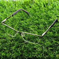 Business Al-mg Alloy Rectangle Simple Style Light Weight Hinge Exquisite Temples Anti-fatigue Reading Glasses +0.75 To +4