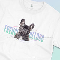 เสื้อยืดสกรีนลาย FRENCH BULLDOG in Y2K [Classic Cotton 100% by Oversized Club]