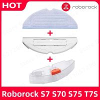 Roborock เครื่องดูดฝุ่น S70พร้อมอุปกรณ์เสริมสำหรับผ้าถูพื้นอะไหล่ถังน้ำ S75ไฟฟ้า T7S S7ถาดถังถังน้ำ