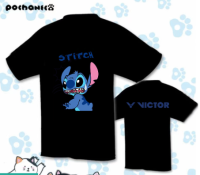 เสื้อแบดมินตัน Victor ใหม่ฤดูร้อน2023สำหรับผู้ชายและผู้หญิงเล่นกีฬากลางแจ้งแห้งเร็วระบายอากาศได้ดีกีฬาวิ่งดูดซับเหงื่อการแข่งขัน