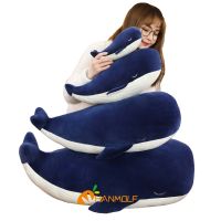 [HOT ZHLSWKCXKLKWHG 543] Cuddly Whale Plush ของเล่นสีน้ำเงินเข้มสัตว์น้ำตุ๊กตาของเล่น Huggable Ultra Soft สัตว์ Plushie เด็กชายหญิงของขวัญ