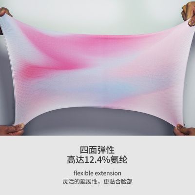 2023 New Summer Ice Silk Sun Protection Scarf Face Mask Anti-UV Anti-sweat Breathable Cycling Running Sports Scarves Face MasksTH