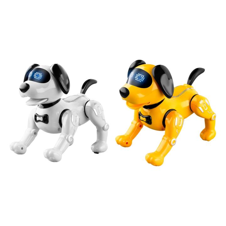 รีโมทคอนลหุ่นยนต์สุนัขของเล่นลูกสุนัขสำหรับเด็กชายและเด็กหญิงอายุ5-6-7-8-9-10
