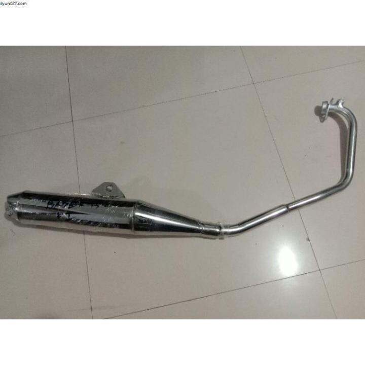 dark ready Exhaust muffler bullet type few ♗Raider 150 Fi Chicken Pipe ...