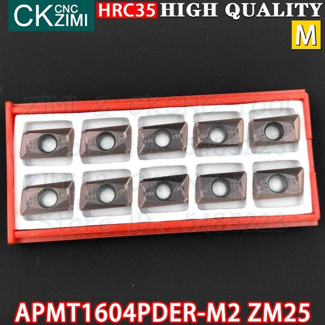 apmt1604pder-m2-zm25-apmt-1604-pder-m2ใส่คาร์ไบด์ไหล่เครื่องกลึงเกลียวกัด-cnc-เครื่องกลึงโลหะเครื่องมือตัด-indexable